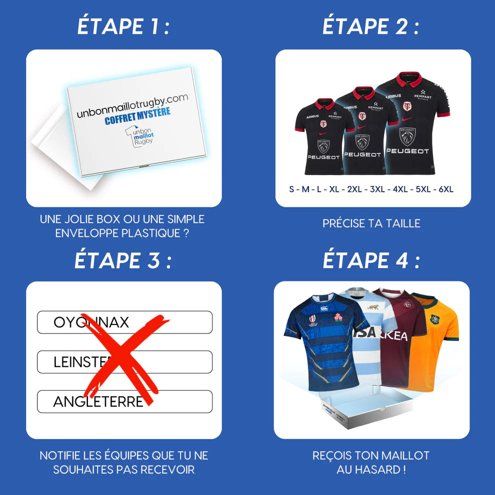 De mysteriebox met rugbyshirt - Kind 🏉